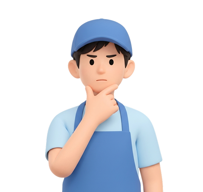 고민하는 사장님